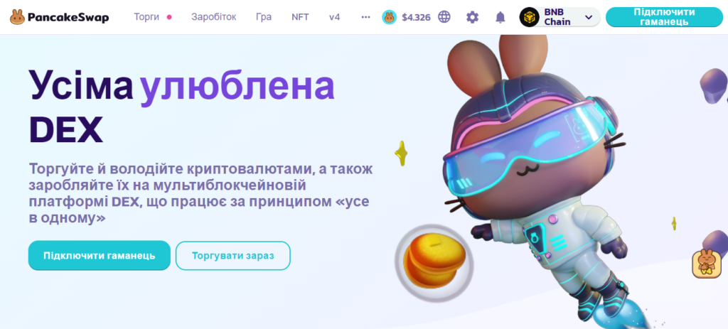 Крипто Актив CAKE (PancakeSwap)