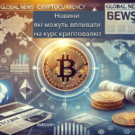 Новини, які можуть впливати на курс криптовалют